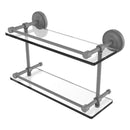 Prestige Regal Collection Double Glass Shelf with Gallery Rail