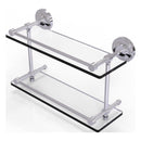 Prestige Regal Collection Double Glass Shelf with Gallery Rail