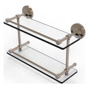 Prestige Regal Collection Double Glass Shelf with Gallery Rail