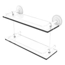 Prestige Regal Collection Double Glass Shelf with Gallery Rail