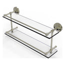 Prestige Regal Collection Double Glass Shelf with Gallery Rail