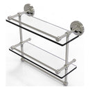 Prestige Regal 脡tag猫re double en verre avec rail de galerie et barre  serviettes