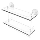 Prestige Regal 脡tag猫re double en verre avec rail de galerie et barre  serviettes