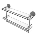 Prestige Regal 脡tag猫re double en verre avec rail de galerie et barre  serviettes