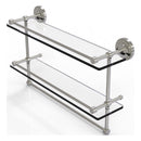 Prestige Regal 脡tag猫re double en verre avec rail de galerie et barre  serviettes