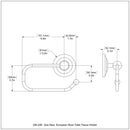Porte-papier hygi茅nique de style europ茅en