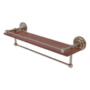 脡tag猫re en bois ip茅 avec rail de galerie et barre 脿 serviettes de collection Que New