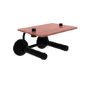 Que New Porte-papier de toilette  2 rouleaux avec 茅tag猫re en bois