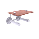 Que New Porte-papier de toilette  2 rouleaux avec 茅tag猫re en bois