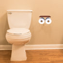 Que New Porte-papier de toilette  2 rouleaux avec 茅tag猫re en bois