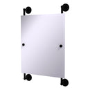 Que New Collection Rectangular Frameless Rail Mounted Mirror