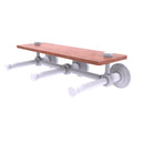 Porte-papier de toilette horizontal 脿 3 rouleaux de r茅serve avec 茅tag猫re en bois  de collection Que New