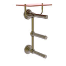 Que New Porte-papier de toilette  3 rouleaux avec 茅tag猫re en bois