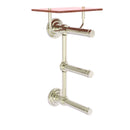 Que New Porte-papier de toilette  3 rouleaux avec 茅tag猫re en bois