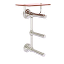 Que New Porte-papier de toilette  3 rouleaux avec 茅tag猫re en bois