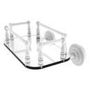 Que New Collection Wall Mounted Glass Guest Towel Tray