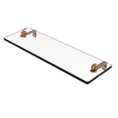 Glass Vanity Shelf with Beveled Edges