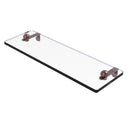Glass Vanity Shelf with Beveled Edges