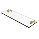 Glass Vanity Shelf with Beveled Edges
