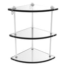 脡tag猫re de coin en verre 脿 trois niveaux