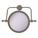 Retro Dot Collection Wall Mounted Swivel Make-Up Mirror 8 Inch Diameter