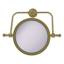 Retro Dot Collection Wall Mounted Swivel Make-Up Mirror 8 Inch Diameter
