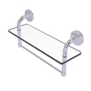 Remi Collection Glass Vanity Shelf with Integrated Towel Bar