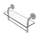 Remi Collection Glass Vanity Shelf with Integrated Towel Bar