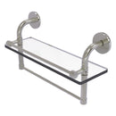 Remi Collection Gallery Glass Shelf with Towel Bar