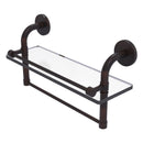 Remi Collection Gallery Glass Shelf with Towel Bar