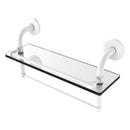 Remi Collection Gallery Glass Shelf with Towel Bar
