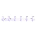 Remi Collection 6 Position Tie and Belt Rack