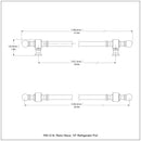 18 Inch Refrigerator Pull
