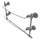 脡tag猫re en verre 脿 deux niveaux avec barre 脿 serviettes int茅gr茅e de collection Retro Wave