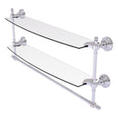 脡tag猫re en verre 脿 deux niveaux avec barre 脿 serviettes int茅gr茅e de collection Retro Wave