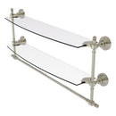 脡tag猫re en verre 脿 deux niveaux avec barre 脿 serviettes int茅gr茅e de collection Retro Wave