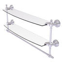 脡tag猫re en verre 脿 deux niveaux avec barre 脿 serviettes int茅gr茅e de collection Retro Wave