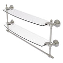 脡tag猫re en verre 脿 deux niveaux avec barre 脿 serviettes int茅gr茅e de collection Retro Wave