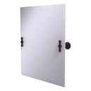 Miroir inclinable rectangulaire sans cadre avec bord biseaut茅