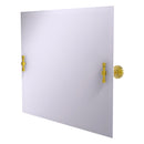 Miroir inclinable rectangulaire horizontal sans cadre avec bord biseaut茅
