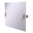 Miroir inclinable rectangulaire horizontal sans cadre avec bord biseaut茅
