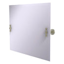 Miroir inclinable rectangulaire horizontal sans cadre avec bord biseaut茅