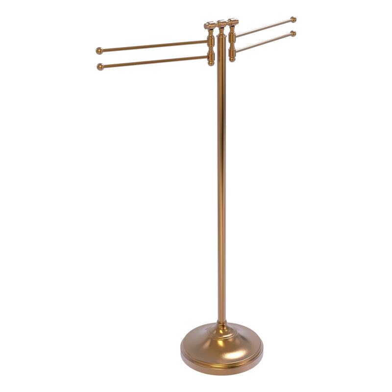 Towel Stand with 4 Pivoting Swing Arms