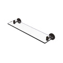 South Beach Collection Glass Vanity Shelf with Beveled Edges