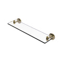 South Beach Collection Glass Vanity Shelf with Beveled Edges