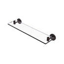 South Beach Collection Glass Vanity Shelf with Beveled Edges