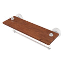 South Beach Collection Solid IPE Ironwood Shelf with Integrated Towel Bar