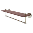 South Beach Collection Solid IPE Ironwood Shelf with Integrated Towel Bar