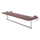 South Beach Collection Solid IPE Ironwood Shelf with Integrated Towel Bar
