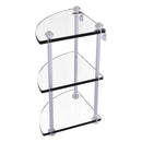 脡tag猫re de coin en verre 脿 trois niveaux